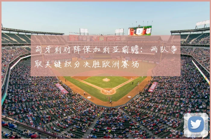 匈牙利对阵保加利亚前瞻：两队争取关键积分决胜欧洲赛场