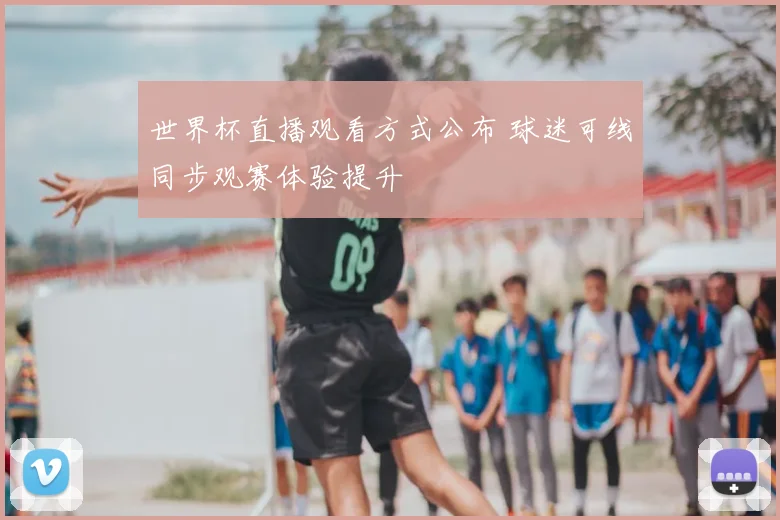 世界杯直播观看方式公布 球迷可线同步观赛体验提升